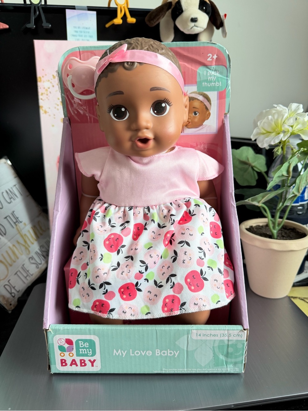 Be My Baby My Love Baby Doll in Pink Dress